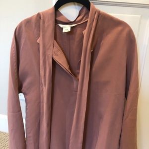 Club Monaco bow blouse